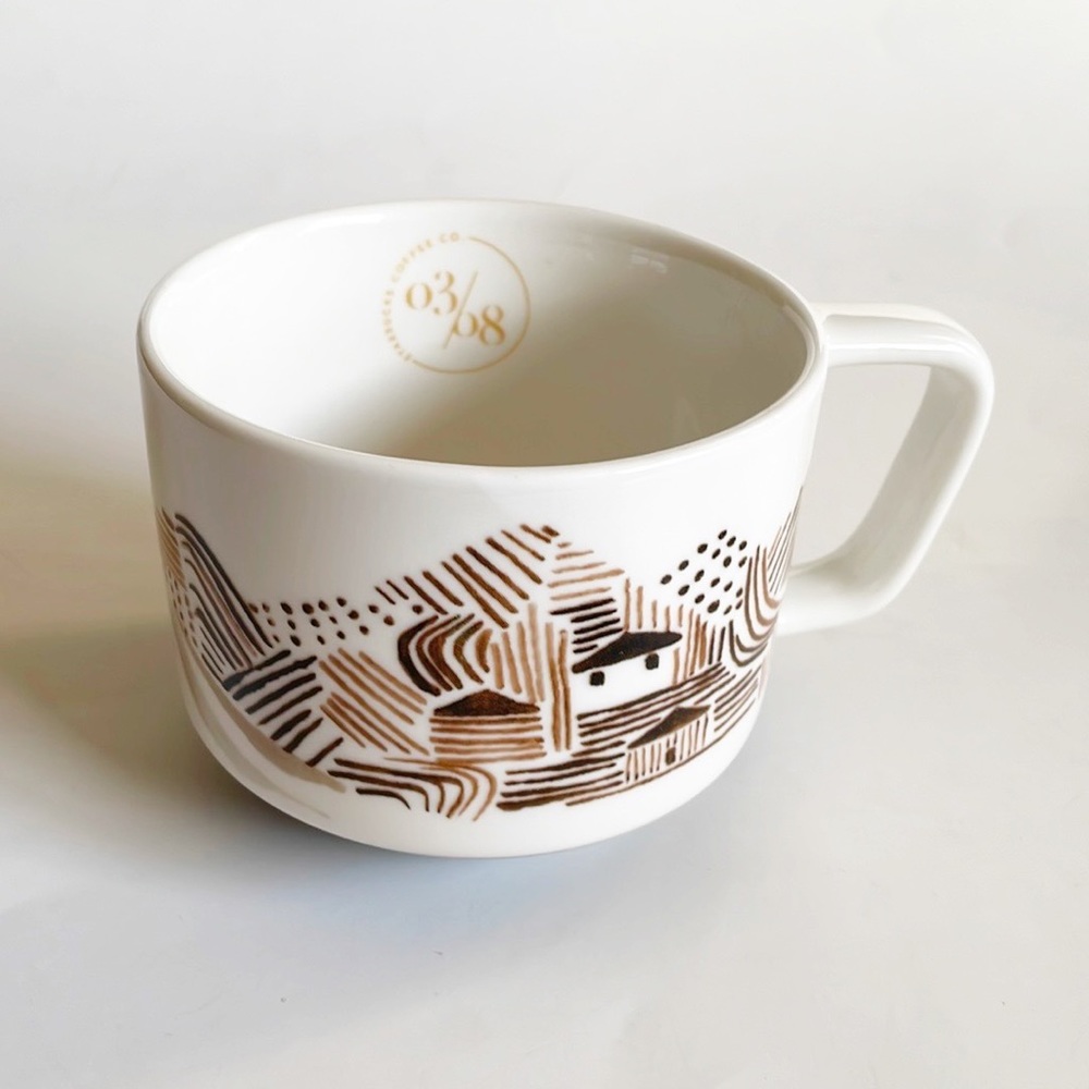 starbucks artisan series 03/08 a story of farmers 12oz coffee tea mug